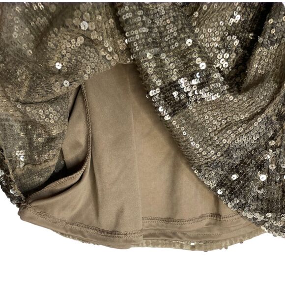 NWT Parker Gold Sequin Tank Top Size Small - Picture 5 of 5